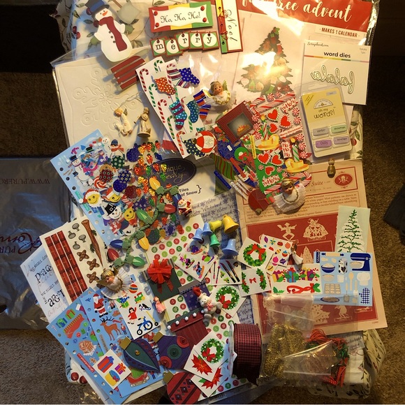 Mrs. Grossman’s Other - Vintage Christmas Scrapbook Card Making & Crafting Kit